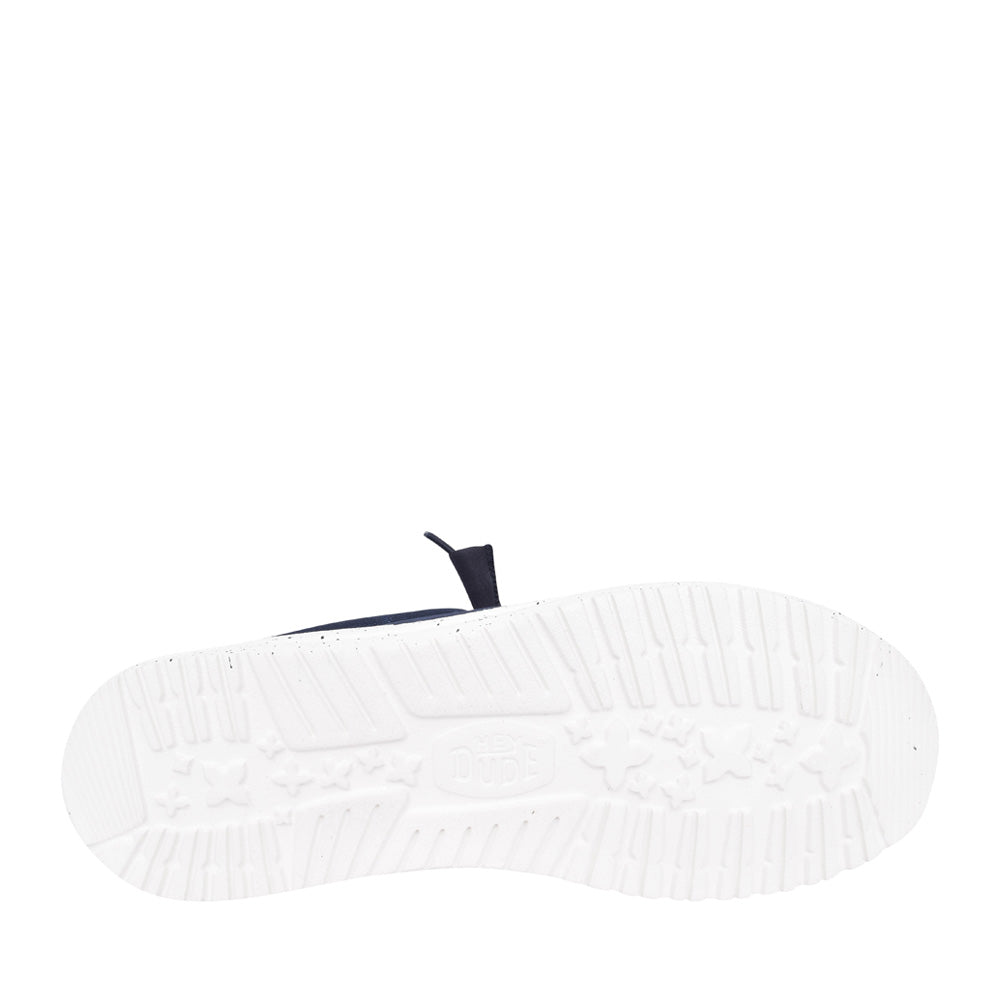 Mens Wally Laced Shoe In Navy