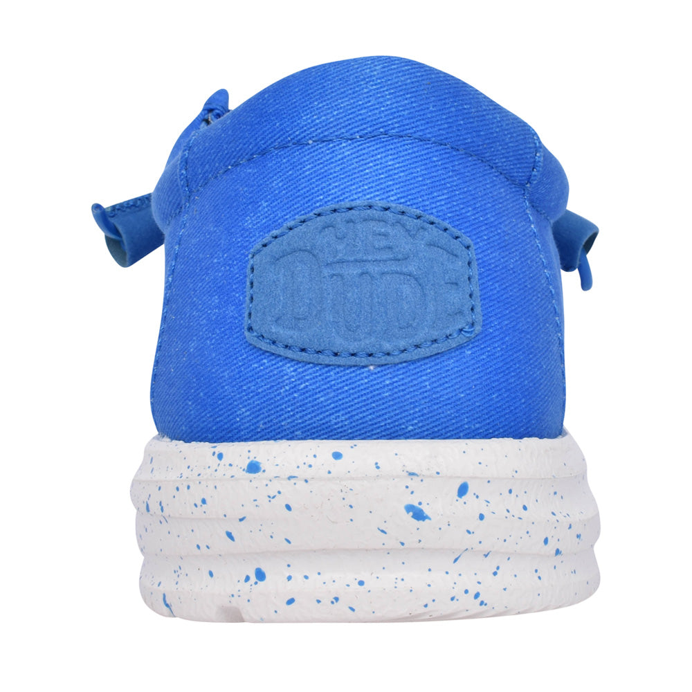 Mens Wally Laced Shoe In Blue