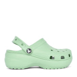 Ladies 206750 Classic Platform Clog In Fair Green