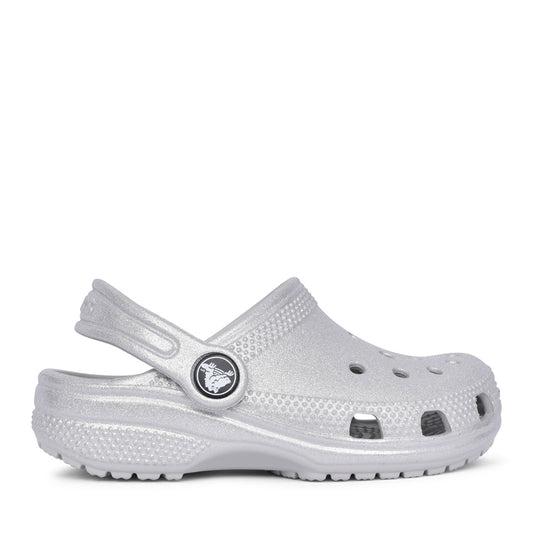 Girls 206992 Classic Toddler Clog In Silver