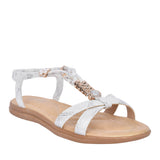 Ladies Ophelia Sandal In White