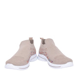 Ladies Appletini Slip-on Trainer In Beige