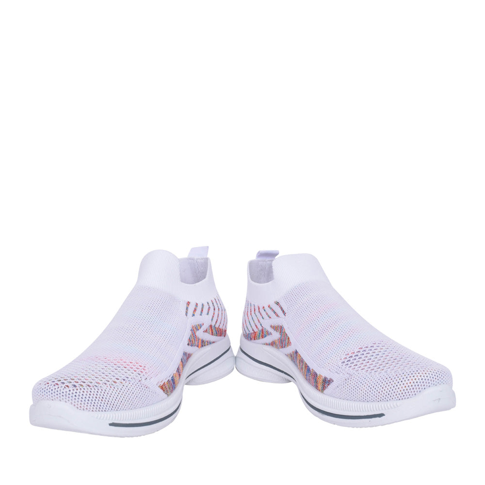 Ladies Appletini Slip-on Trainer In White