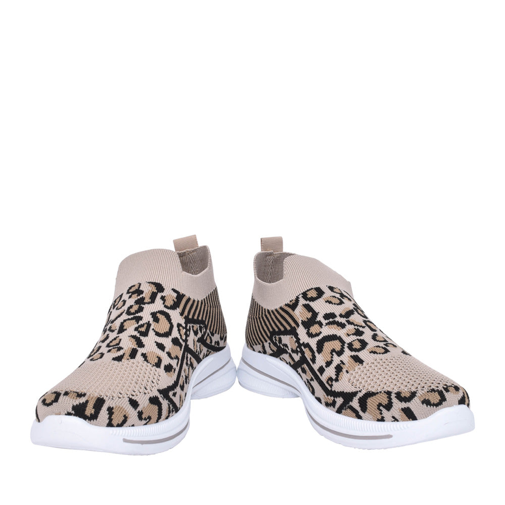 Ladies Appletini Slip-on Trainer In Animal
