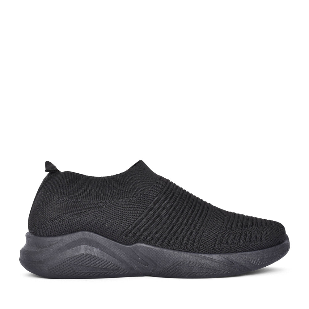Ladies Tequila Slip-on Trainer In Black