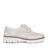 Ladies Kortney Laced Brogue In Off White