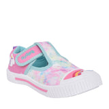 Girls Kali Velcro Canvas Shoe In Pink