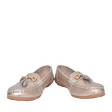 Ladies Nautical Slip-on Shoe In Gold