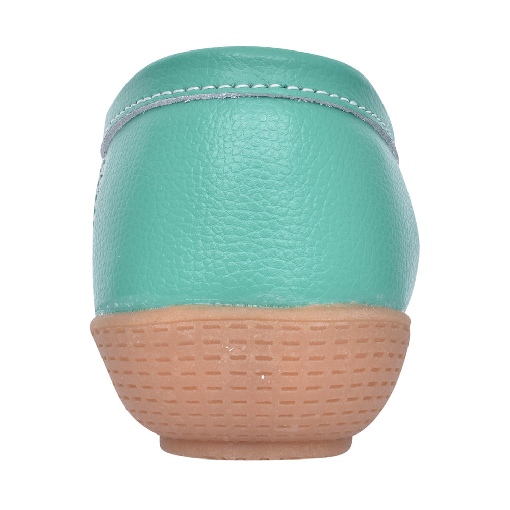 Ladies Nautical Slip-on Shoe In Emerald