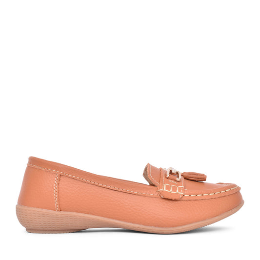 Ladies Nautical Slip-on Shoe In Sunset