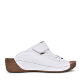 Ladies Lexi A6621 Bow Mule In White