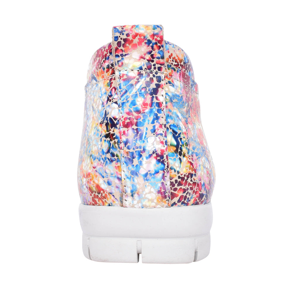 Ladies Sarah A7245 Laced Shoe In Multi-colour