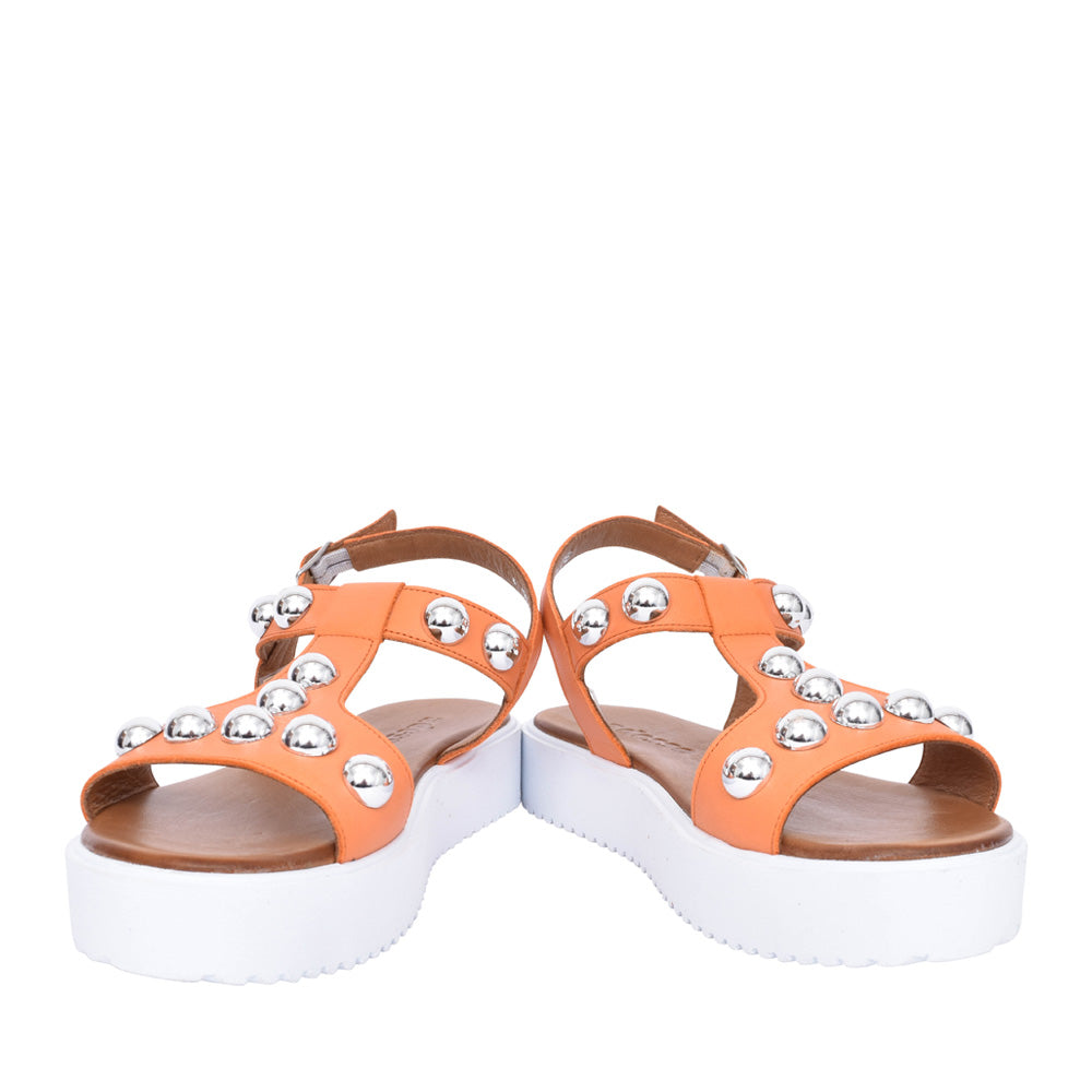 Ladies Summer A7367 Sandal In Orange