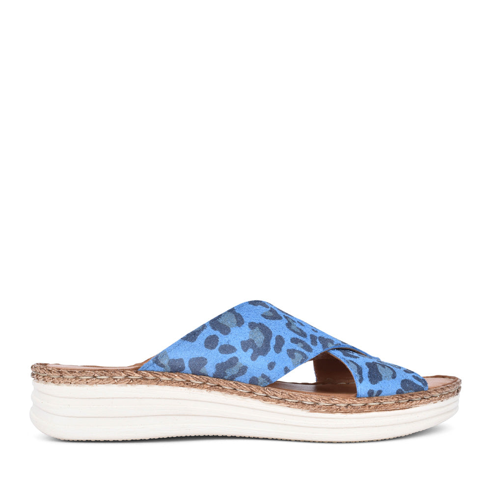 Ladies Bam Bam A7376 Mule In Blue