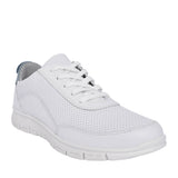 Ladies Gravity Ii Standard Fit Leather Trainer In White