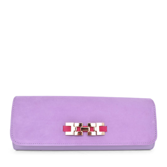 T39 Clutch Bag In Lilac