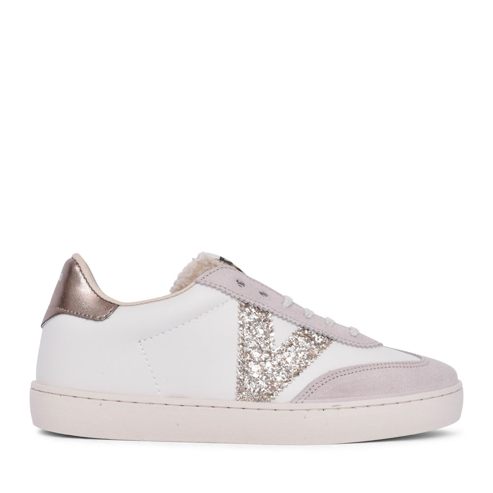 Ladies 1126185 Berlin Laced Trainer In Beige