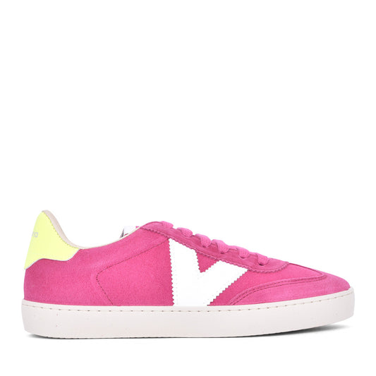 Ladies 1126200 Berlin Laced Trainer In Fuchsia