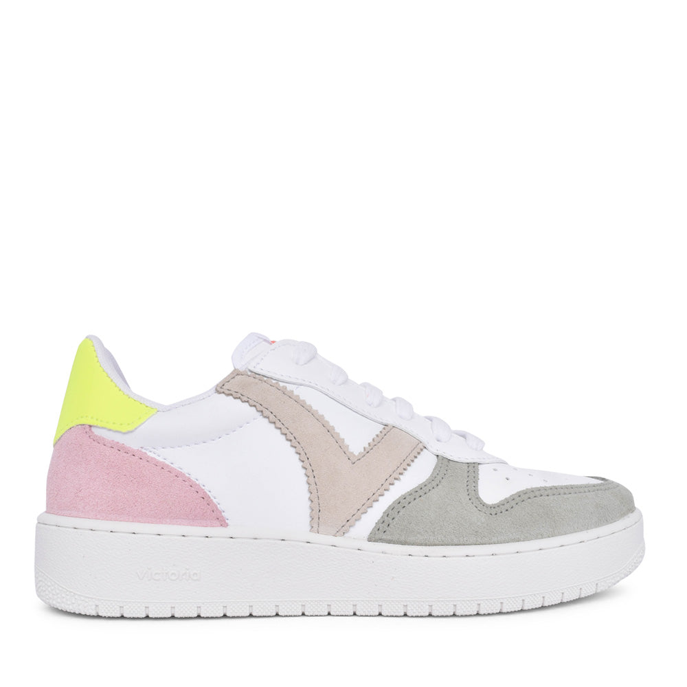 Ladies 1258246 Madrid Laced Trainer In Multi-colour