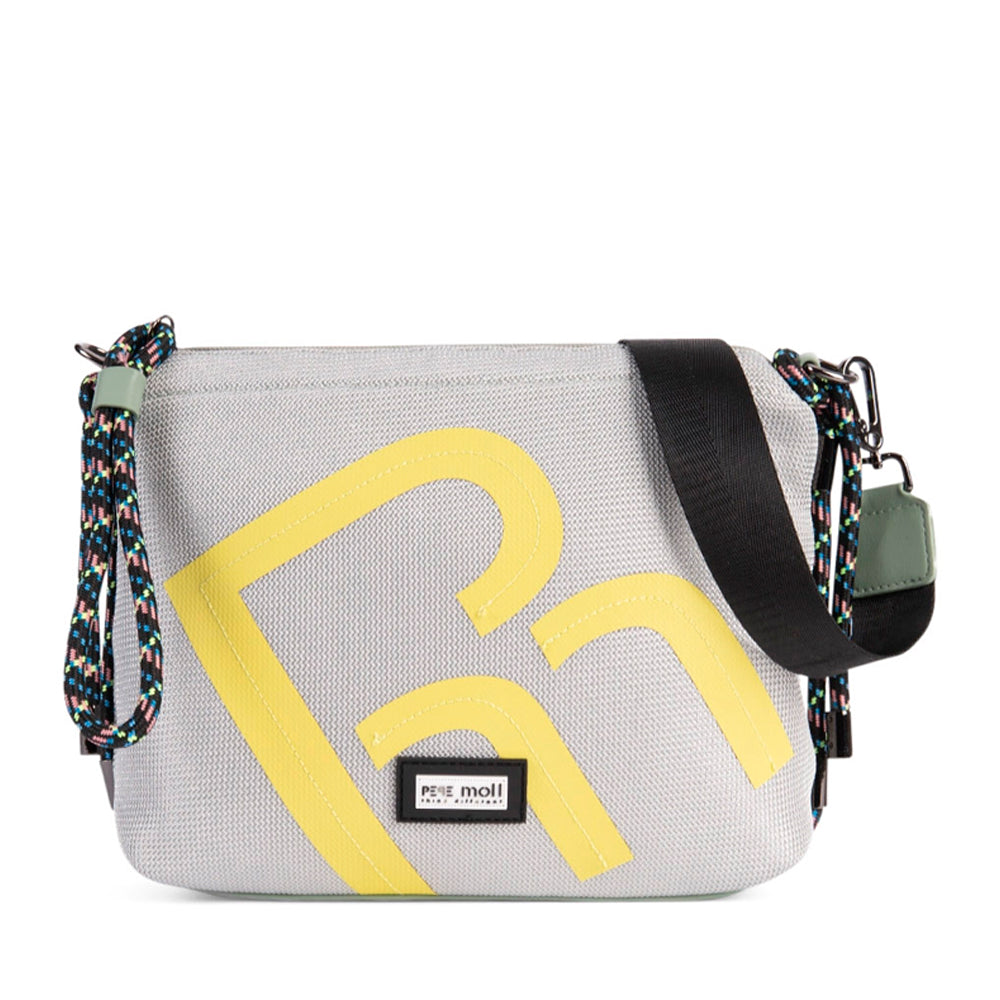 Ladies 241232 Cross Body Handbag In Silver