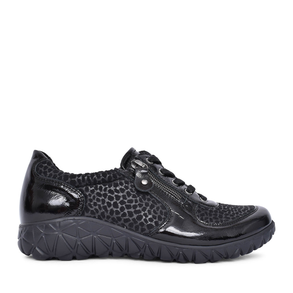 Ladies H89001 Havy H-fit Trainer In Blk Patent
