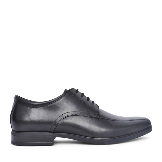 Mens Howard Over Blk Leather G-fit Laced Shoe In Black