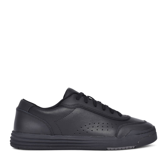 Boys Urban Solo Older Black Leather Laced Shoe In Kids F Fit
