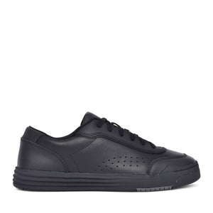 Boys Urban Solo Older Black Leather Laced Shoe In Kids F Fit