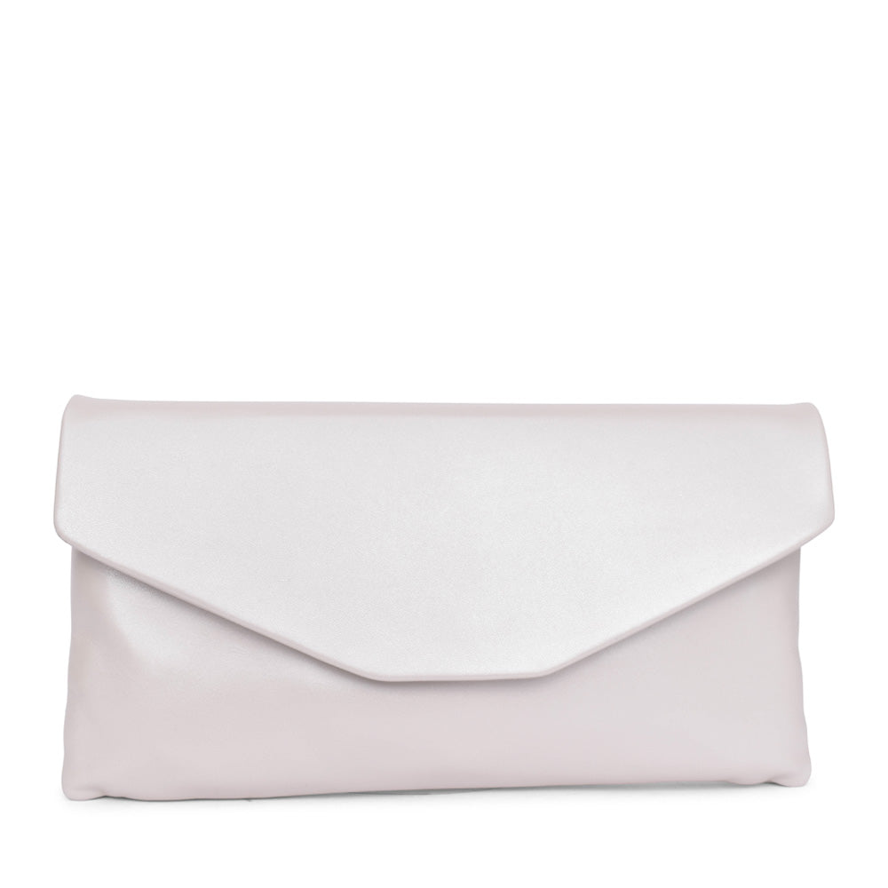 Ladies Sara Clutch Bag In Pearl