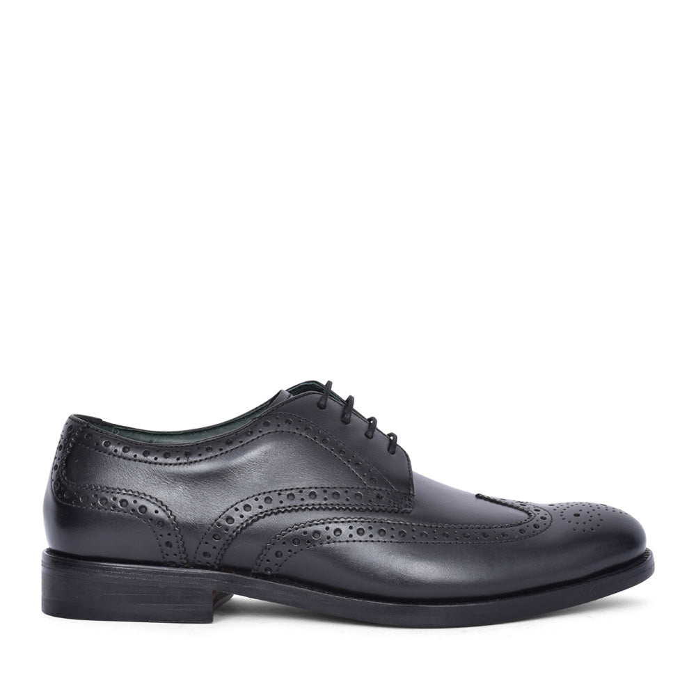 Mens Craft James Tip G-fit Laced Brogue In Black