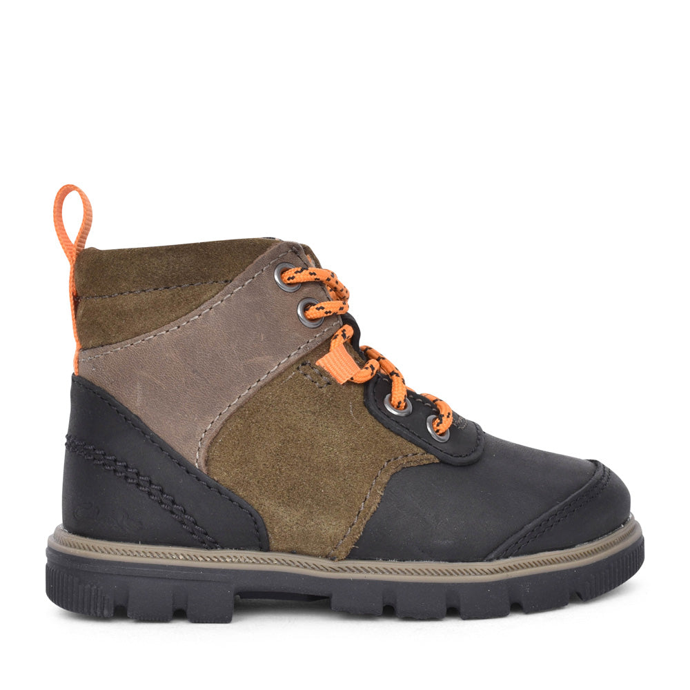 Boys Lorcam Hike T Khaki Combi Boot In Kids G Fit