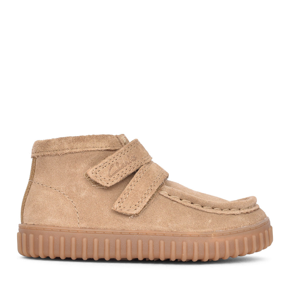 Boys Tor Hill T Dark Sand Suede Boot In Kids G Fit