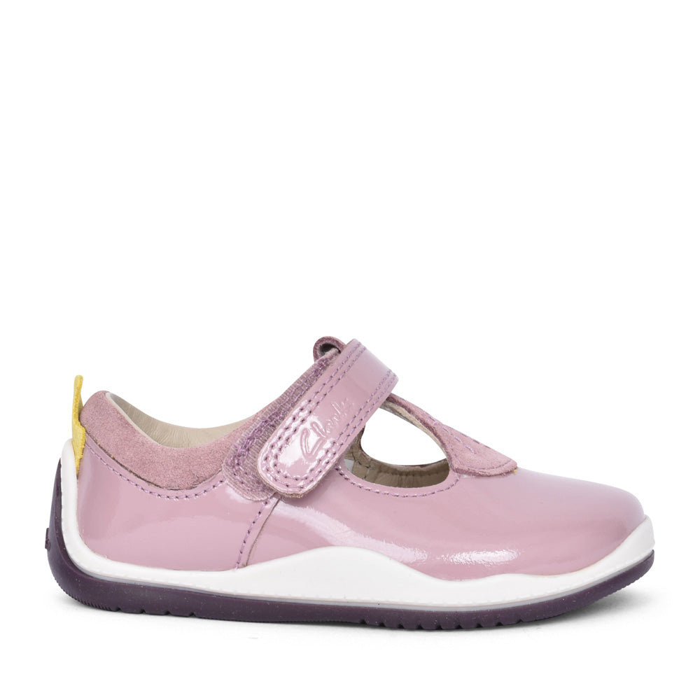 Girls Noodle Bright Toddler Dusty Pink Patent Shoe In Kids F Fit