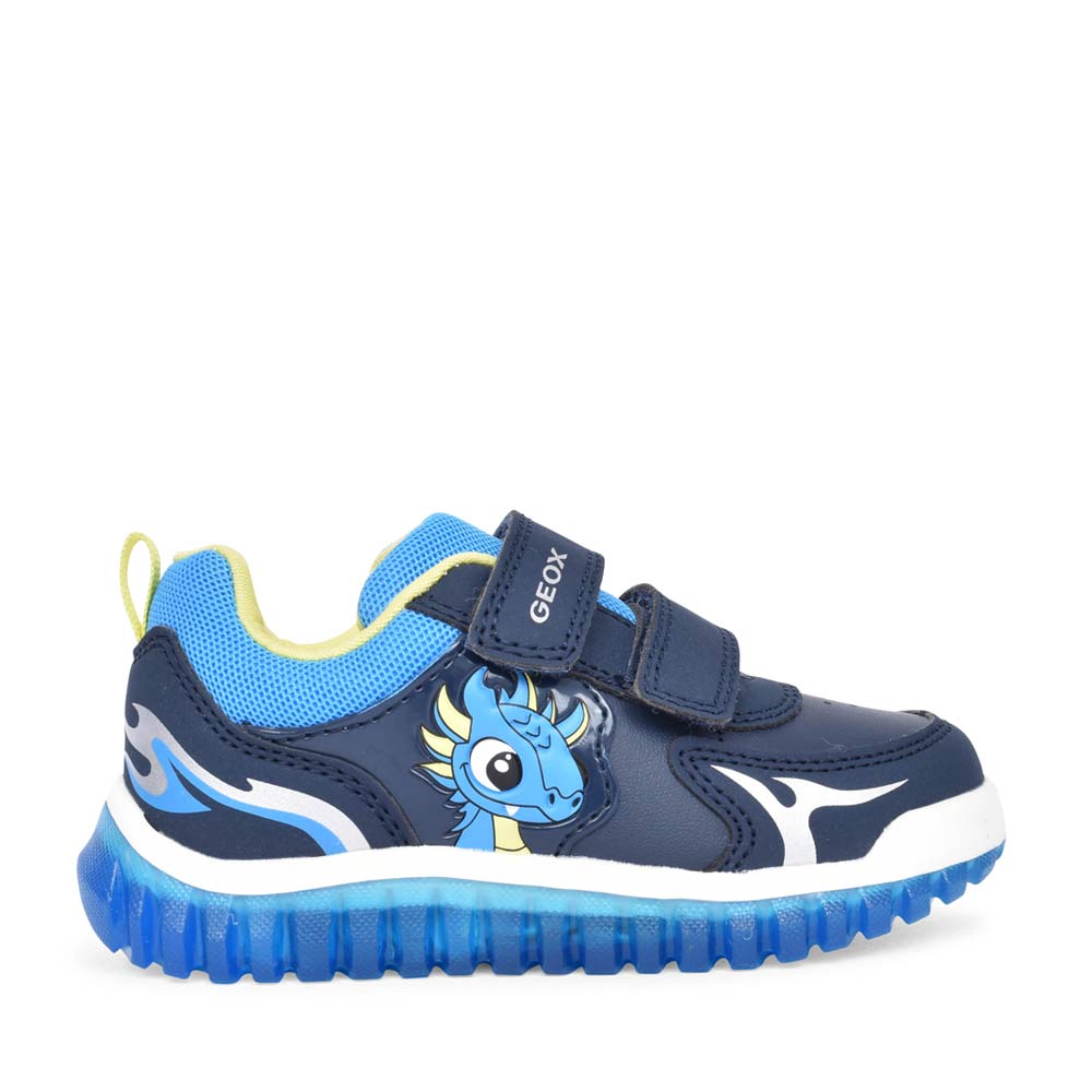 Boys B465za B Lightyloo Velcro Trainer In Navy