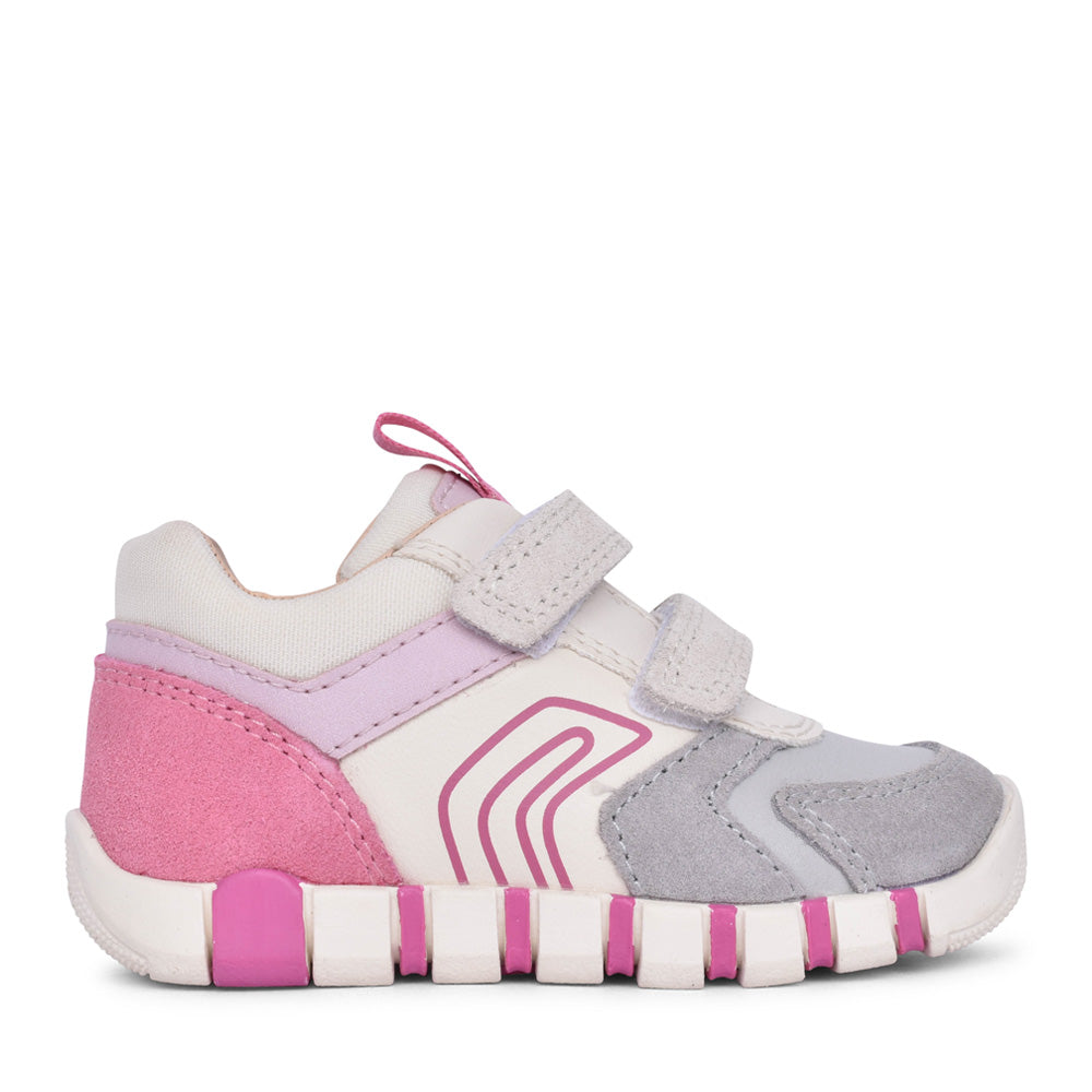 Girls B3358c B Iupidoo Velcro Trainer In Grey