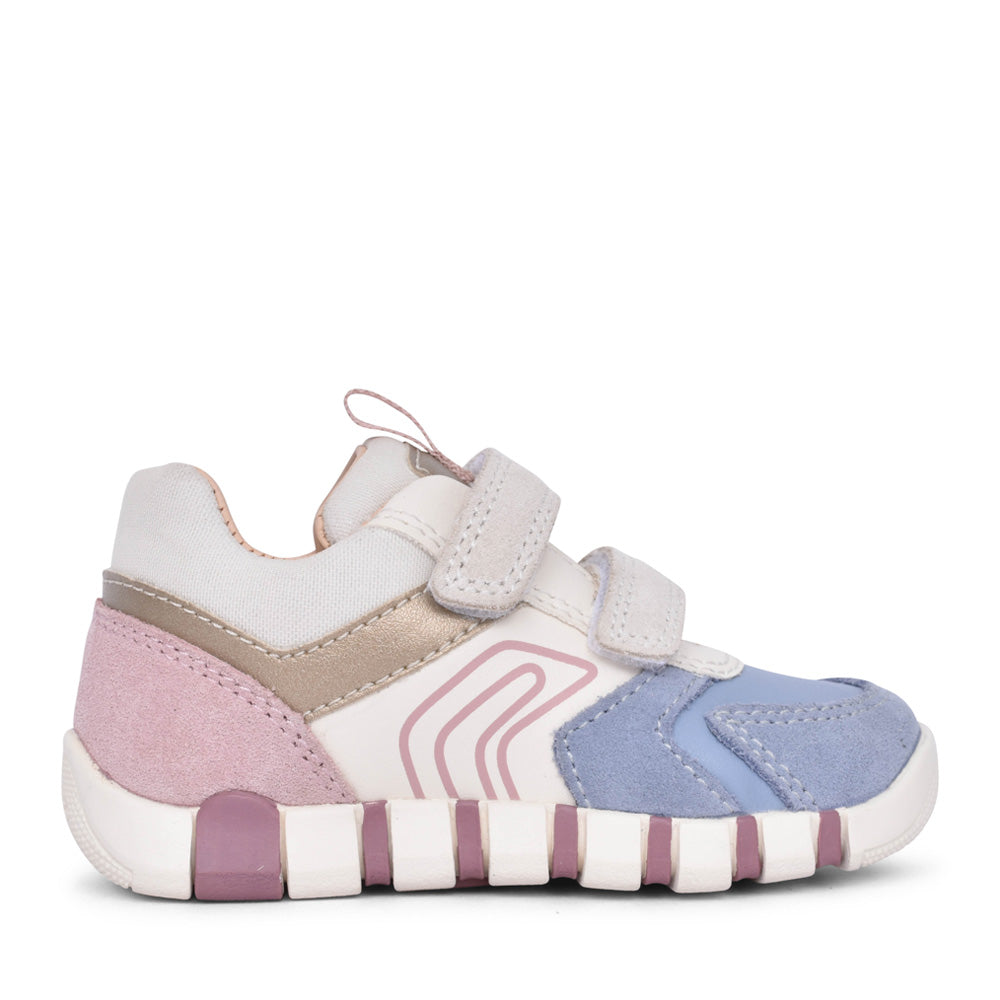 Girls B3558c B Iupidoo Velcro Trainer In Denim