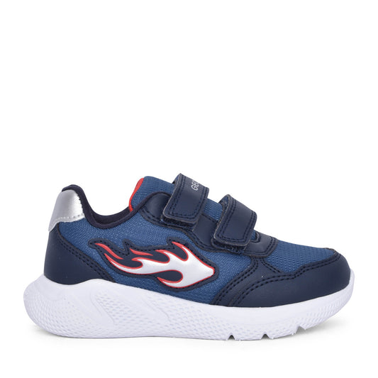Boys B464ua B Sprintye Velcro Trainer In Blue