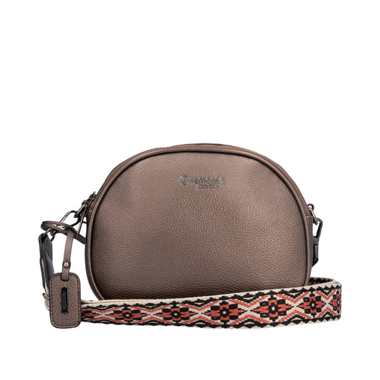 Ladies Q0634 Handbag In Metallic