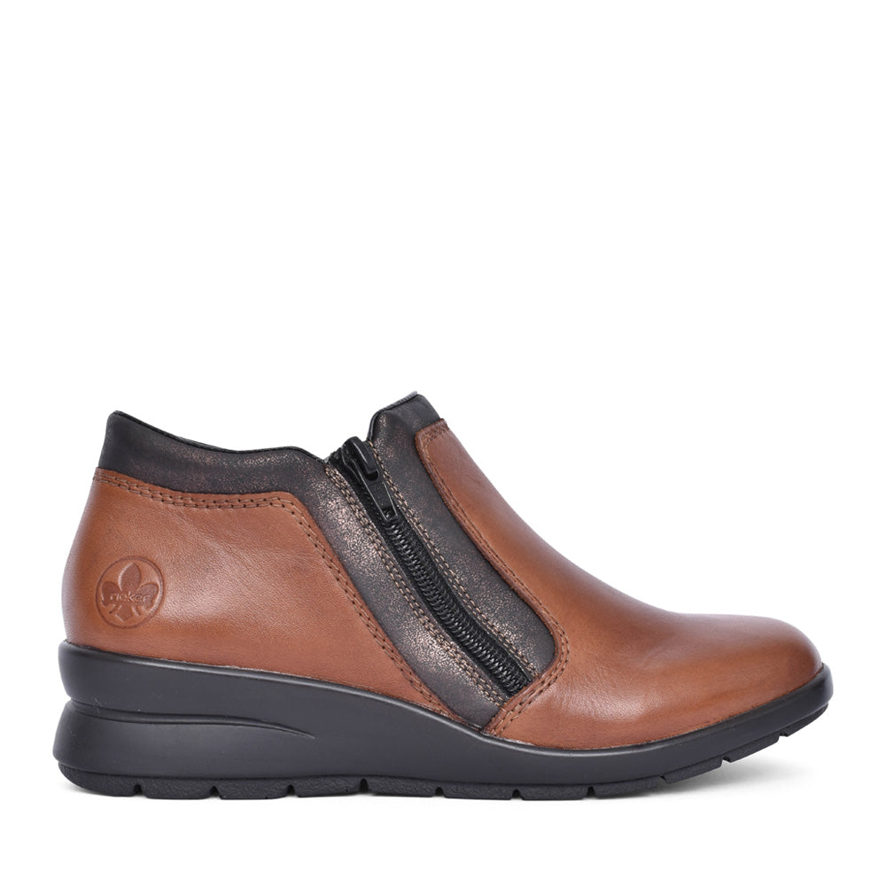 Ladies L4883 Ankle Boot In Brown