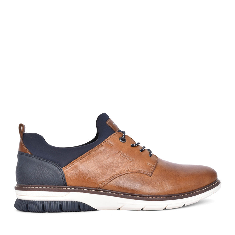 Mens 14454 Laced Shoe In Tan
