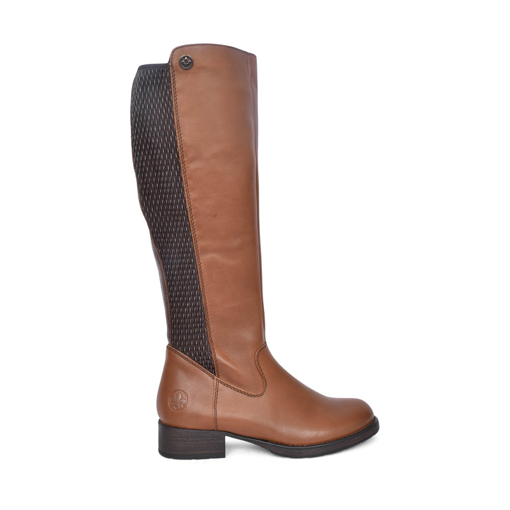 Ladies Z9591 Long Leg Boot In Brown
