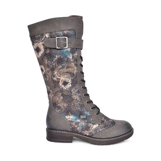 Ladies 94734 Tex Long Leg Boot In Multi-colour