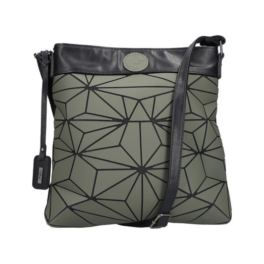 Ladies H1316 Cross Body Bag In Khaki