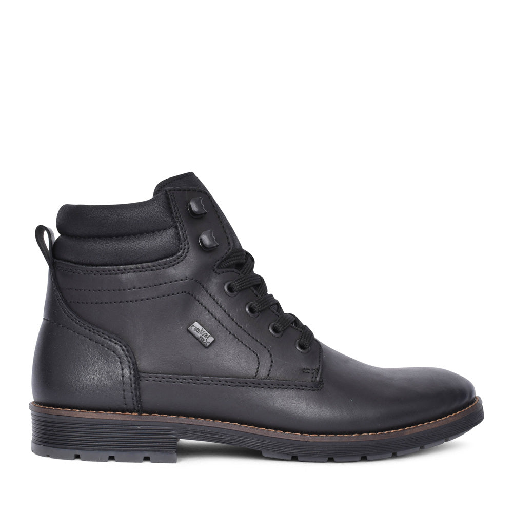 Mens F4544 Tex Laced Ankle Boot In Black