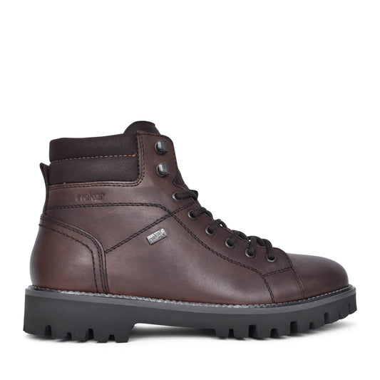 Mens 30420 Tex Laced Ankle Boot In Brown