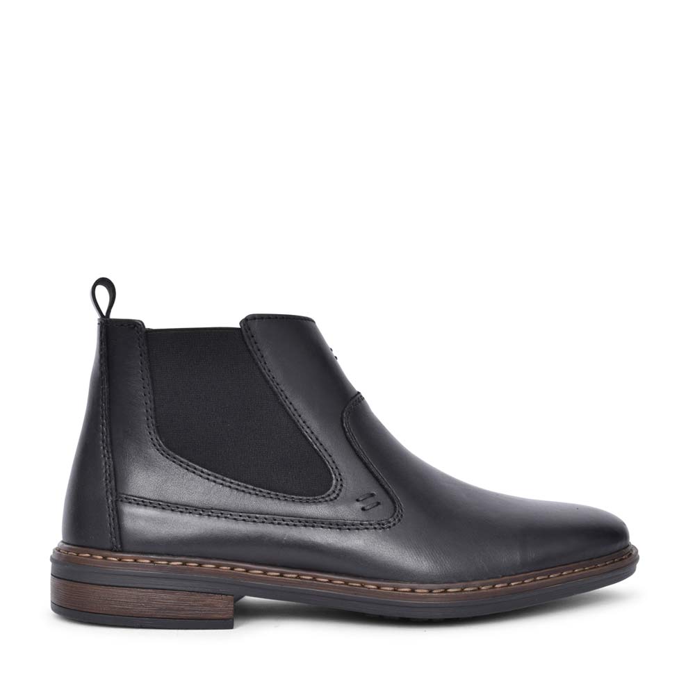 Mens 37662 Chelsea Ankle Boot In Black