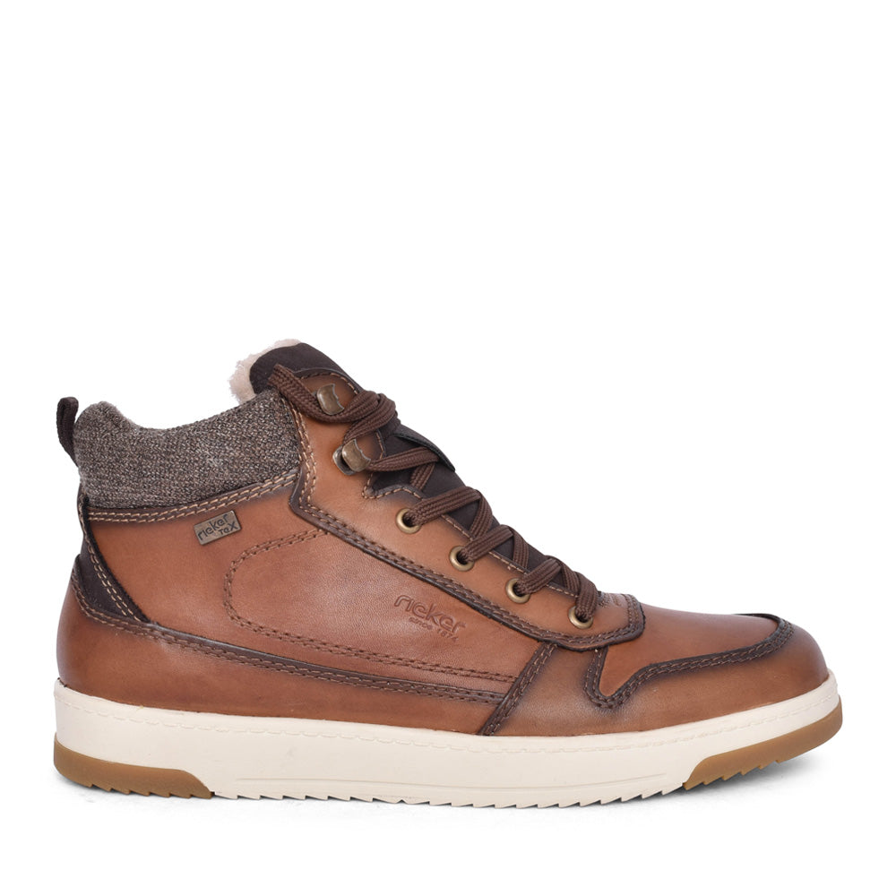 Mens 17530 Tex Laced Ankle Boot In Brown