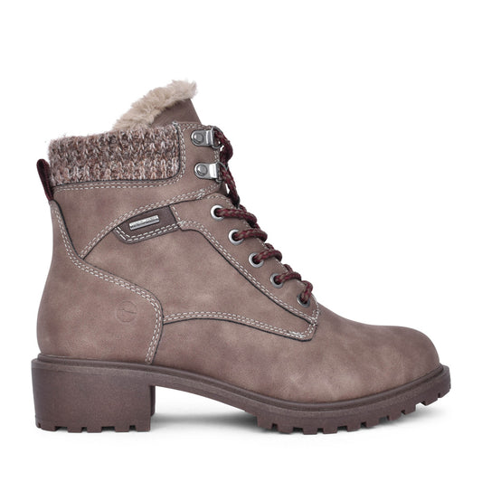 Ladies 1-26266 Laced Ankle Boot In Cigar