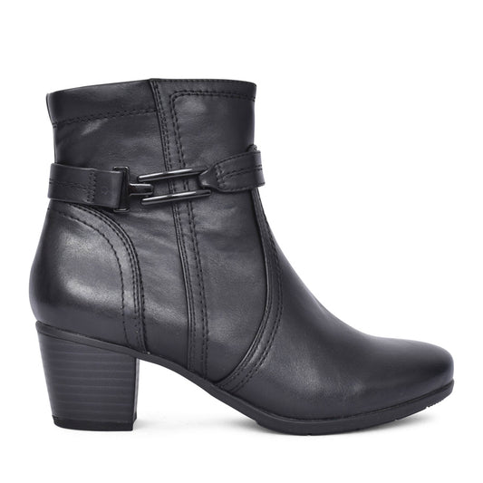Ladies 8-25363 Ankle Boot In Black
