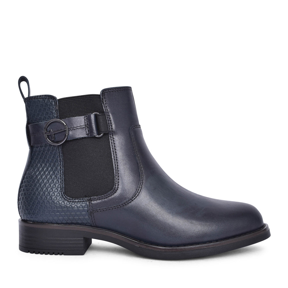 Ladies 8-5306 Ankle Boot In Navy